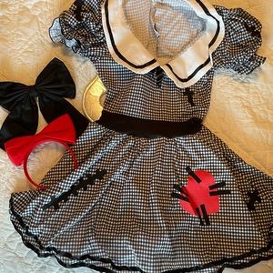 Spirit Halloween wind up doll costume adult size small